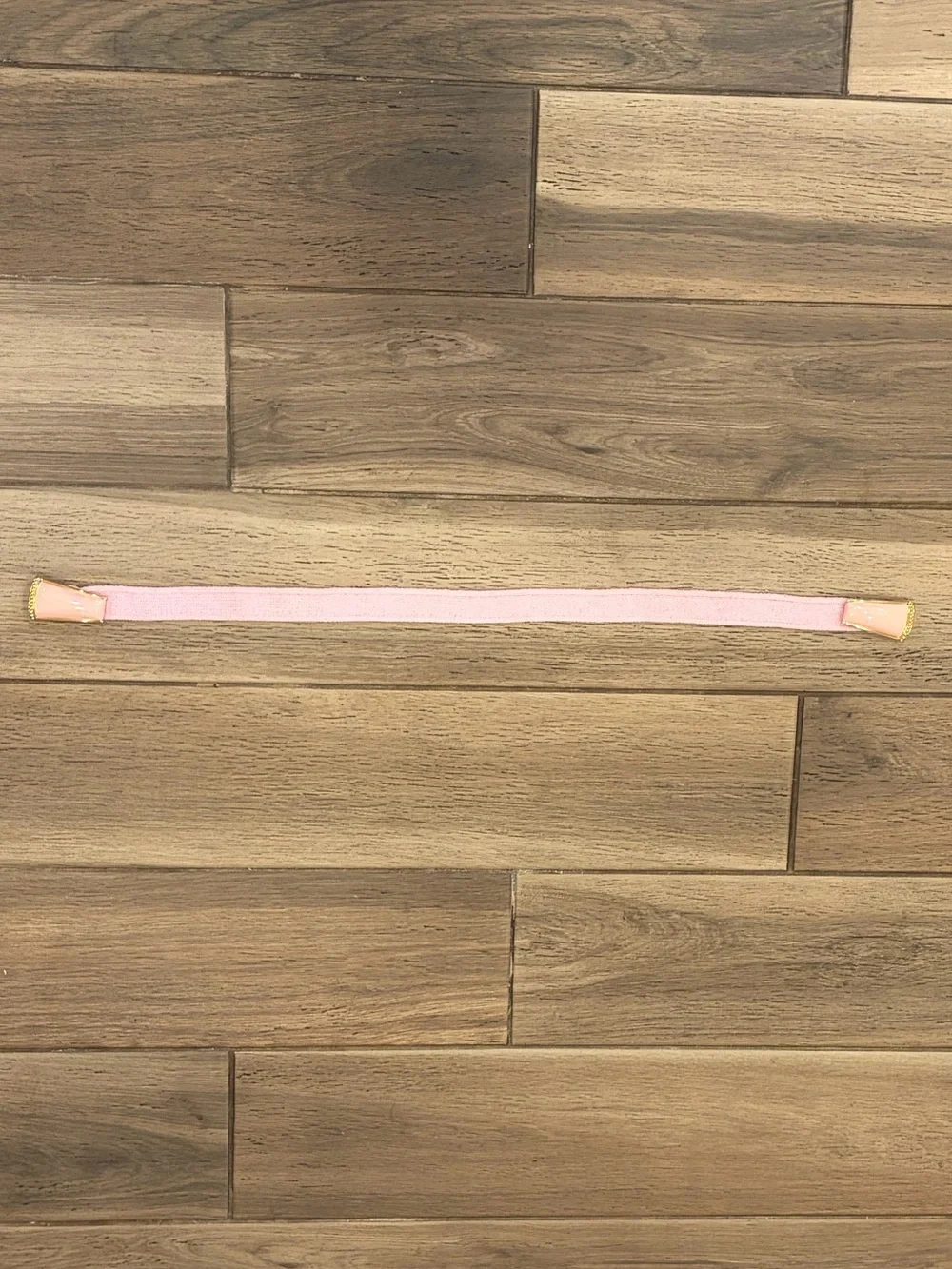 Pink Santana Knit Waist Belt with Gold Buckle